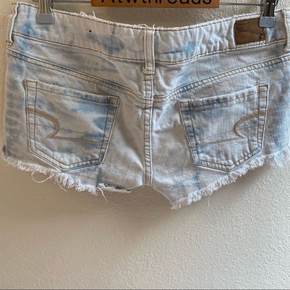 American eagle outfitters bleach washed raw hem 4 - Picture 2 of 5